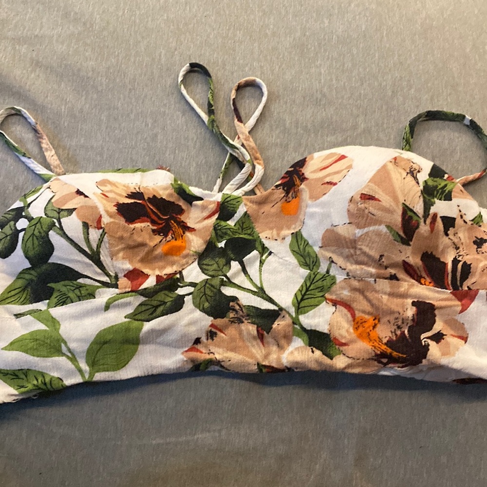 Floral crop top